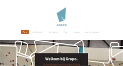 Desktop Screenshot of gropo.nl