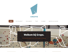 Tablet Screenshot of gropo.nl